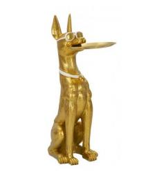 Statua di cane pitbull con occhiali da sole - Arrediorg