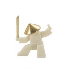 Statua di samurai con dettagli dorati - Arrediorg