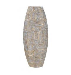 Vaso in resina elegantemente decorato - Arrediorg