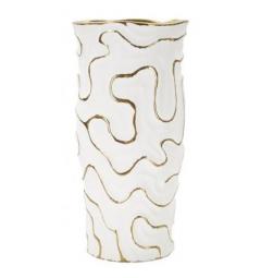 Vaso in ceramica bianca - Arrediorg