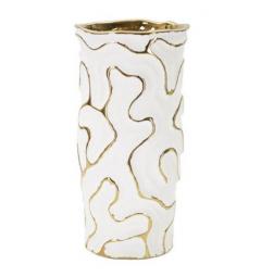 Vaso in ceramica bianca - Arrediorg