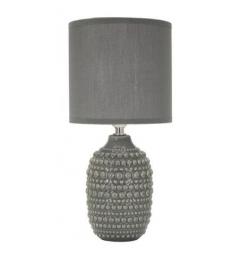 Lampada da comodino con base grigia - Arrediorg