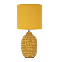 Lampada da comodino con base ocra - Arrediorg