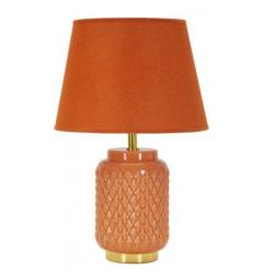 Lampada da comodino con base arancione - Arrediorg