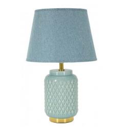 Lampada da comodino con base celeste - Arrediorg
