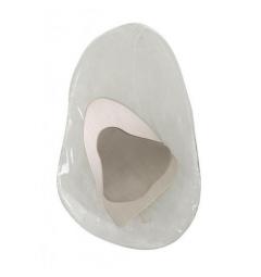 Lampada da parete in metallo argentato e vetro - Arrediorg