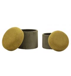 Set due pouf in velluto - Arrediorg