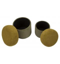 Set due pouf in velluto - Arrediorg