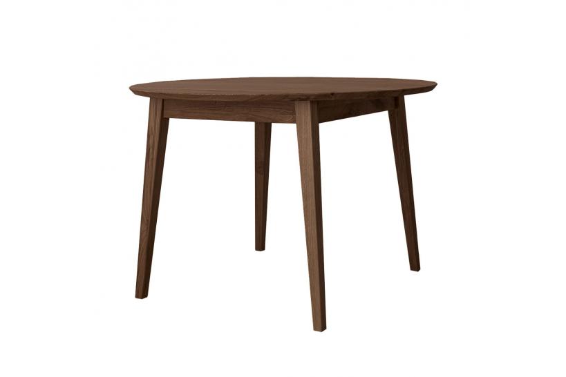 Tavolo rotondo rovere massello tabacco 110 cm Orbetello