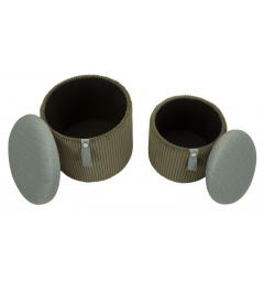 Coppia di pouf contenitore - Arrediorg