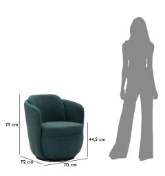 Poltrona Girevole Torino Ottanio combina comfort e design - Arrediorg