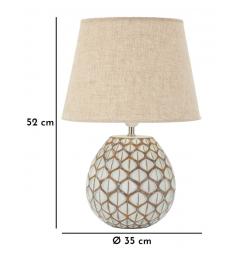 Lampada da Tavolo Resina Tibet - Arrediorg