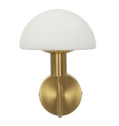 Lampada da parete in metallo dorato con cuore - Arrediorg