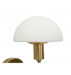 Lampada da parete in metallo dorato con cuore - Arrediorg