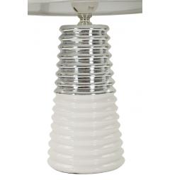 Lampada da tavolo in ceramica bianca - Arrediorg