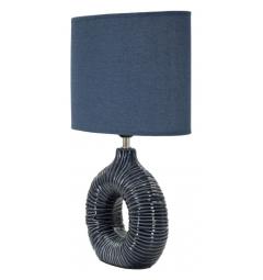 Lampada da comodino con base blu - Arrediorg