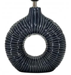 Lampada da comodino con base blu - Arrediorg