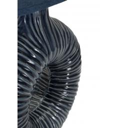 Lampada da comodino con base blu - Arrediorg