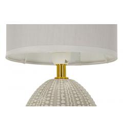 Lampada da comodino elegante con base grigia - Arrediorg