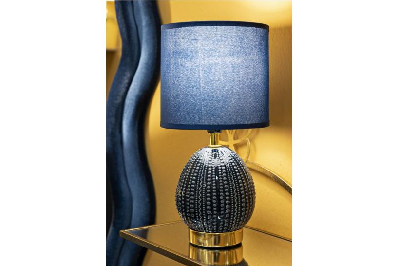 Lampada da comodino elegante blu - Arrediorg Lampada da comodino elegante blu - Arrediorg