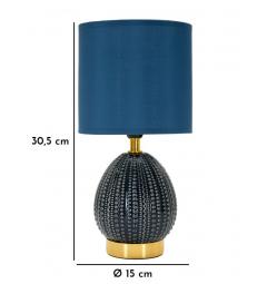 Lampada da comodino elegante blu - Arrediorg