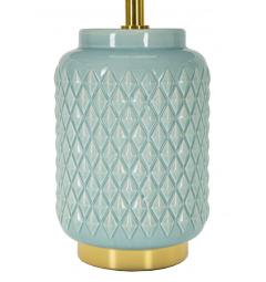 Lampada da comodino con base celeste - Arrediorg