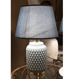 Lampada da comodino con base celeste - Arrediorg