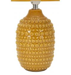 Lampada da comodino con base ocra - Arrediorg