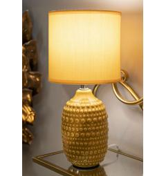 Lampada da comodino con base ocra - Arrediorg