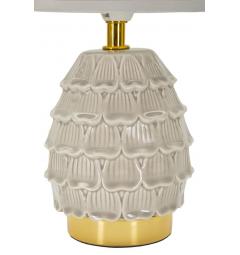 Lampada da comodino crema a forma di pigna - Arrediorg