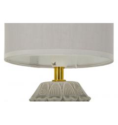 Lampada da comodino crema a forma di pigna - Arrediorg