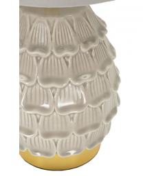 Lampada da comodino crema a forma di pigna - Arrediorg