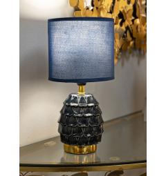 Lampada da comodino blu a forma di pigna - Arrediorg
