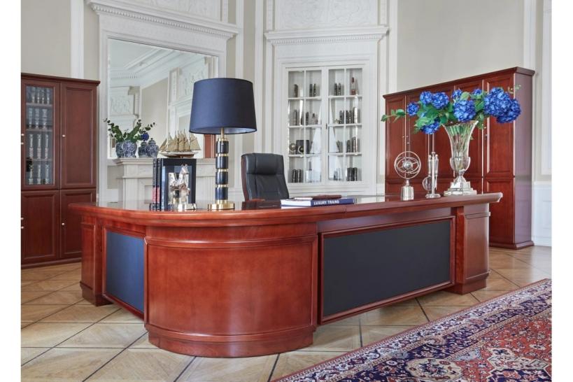 Scrivania angolare classica 280 cm PRESTIGE B810 Scrivania angolare classica 280 cm PRESTIGE B810
