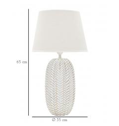 Lampada da tavolo decorazioni floreali - Arrediorg