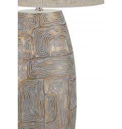 Lampada da tavolo eleganti decorazioni geometriche - Arrediorg