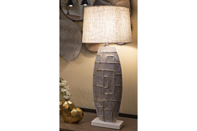 Lampada da tavolo eleganti decorazioni geometriche - Arrediorg Lampada da tavolo eleganti decorazioni geometriche - Arrediorg
