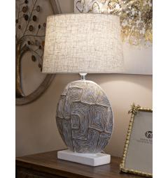Lampada da tavolo eleganti decorazioni geometriche - Arrediorg