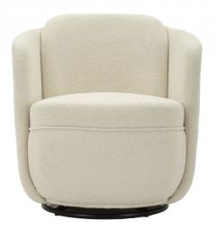 Poltrona Girevole Torino Crema comfort e design - Arrediorg