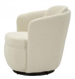 Poltrona Girevole Torino Crema comfort e design - Arrediorg