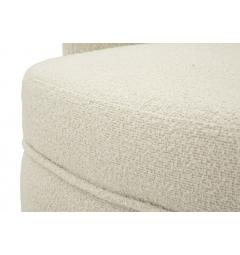 Poltrona Girevole Torino Crema comfort e design - Arrediorg