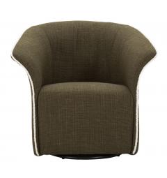 Poltrona Girevole Siena Verde comfort ed eleganza - Arrediorg