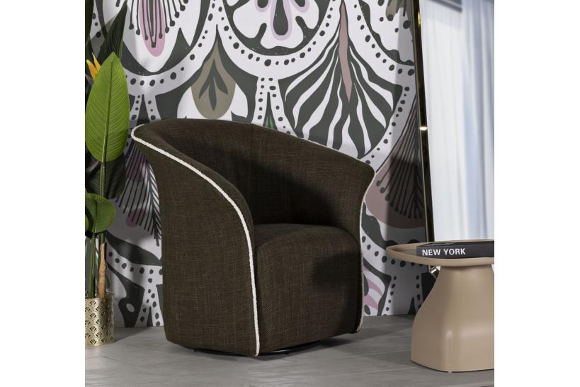 Poltrona Girevole Siena Verde comfort ed eleganza - Arrediorg Poltrona Girevole Siena Verde comfort ed eleganza - Arrediorg