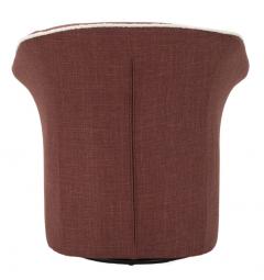 Poltrona Girevole Siena Bordeaux - Arrediorg