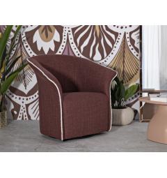 Poltrona Girevole Siena Bordeaux - Arrediorg