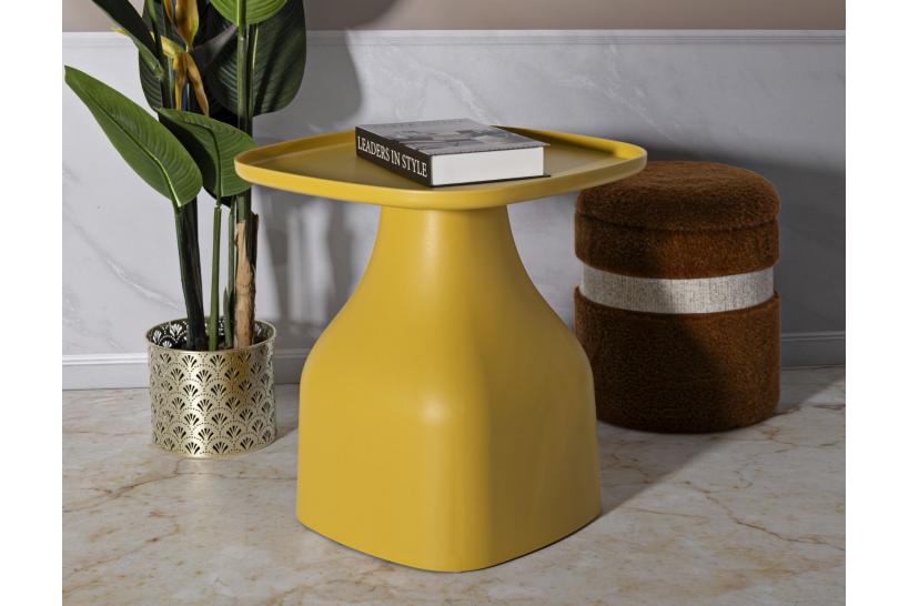 Tavolinetto Gea Giallo design moderno - Arrediorg Tavolinetto Gea Giallo design moderno - Arrediorg