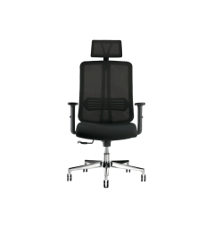 Sedia ufficio ergonomica con poggiatesta certificata UNI EN 1335 VERTIGO