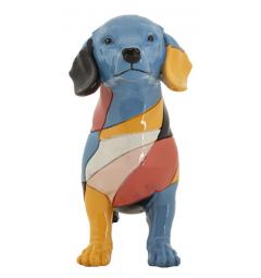 Vivace scultura di cane bassotto - Arrediorg