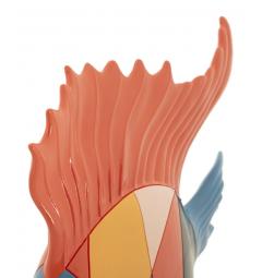 Vivace scultura di pesce - Arrediorg