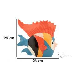 Vivace scultura di pesce - Arrediorg